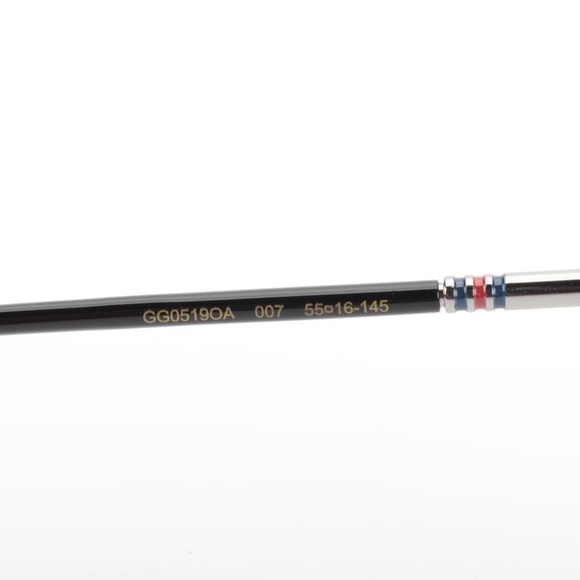 New Gucci GG05190A Blue/Grey & Silver, Rectangular Eyeglasses with Case - Picture 7 of 9